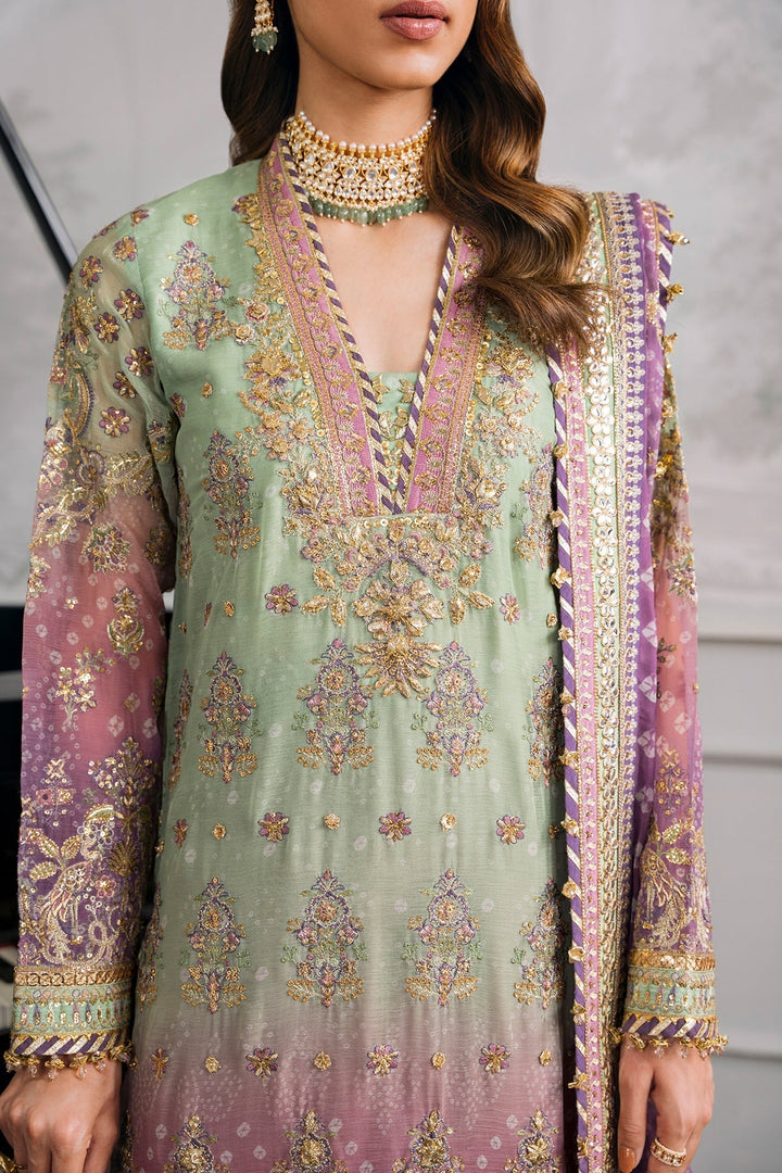 Buy Baroque Embroidered Chiffon CH12-08 – Luxury Dress