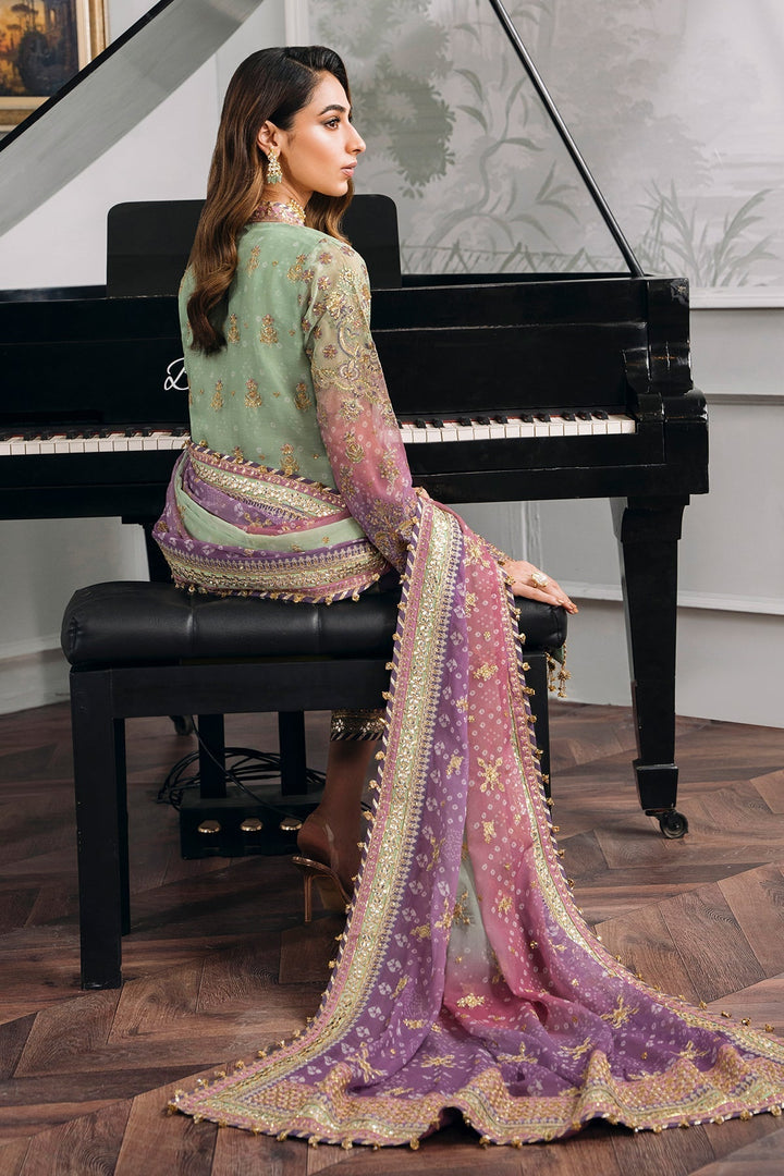 Buy Baroque Embroidered Chiffon CH12-08 – Luxury Dress