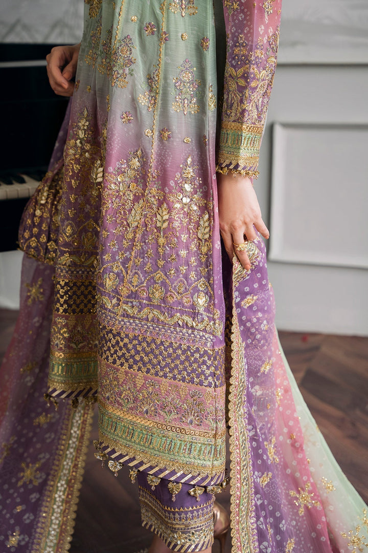 Buy Baroque Embroidered Chiffon CH12-08 – Luxury Dress