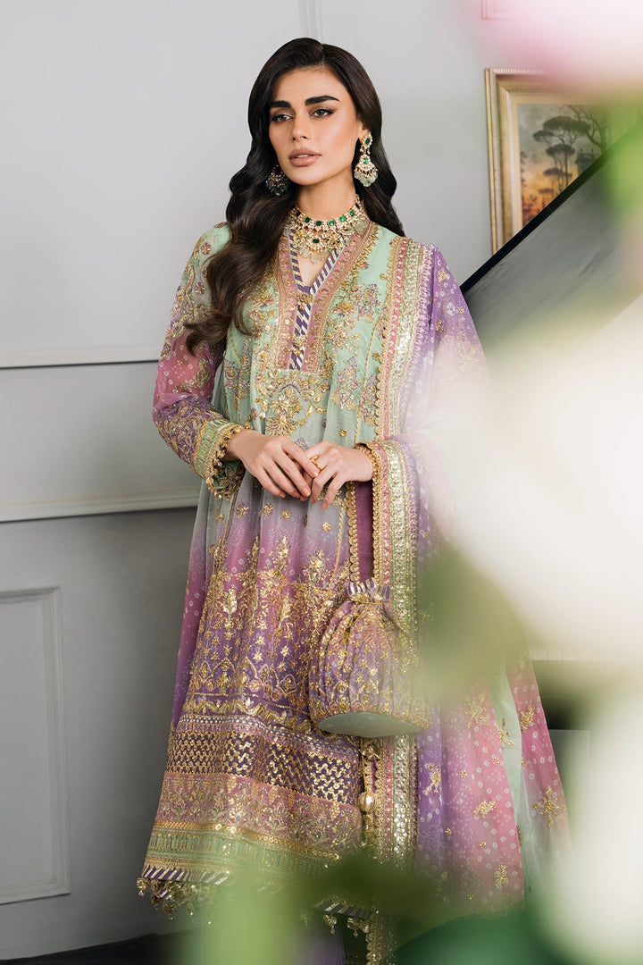 Buy Baroque Embroidered Chiffon CH12-08 – Luxury Dress