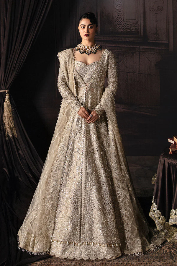 Margaret Wedding Dress – Zari Embroidered Gown & Dupatta